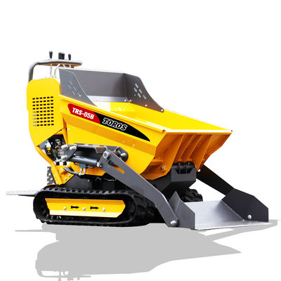 Yellow 15-20Tons Tracked Mini Dumper With Air / Hydraulic Brakes