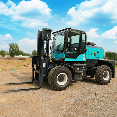TOROS Powerful Compact Rough Terrain Forklift For Heavy Duty Material Handling