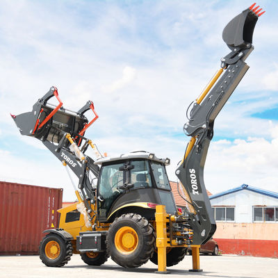 Large Capacity Construction Backhoe Loader Machine