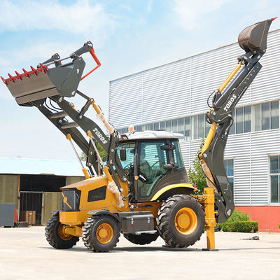ποιότητας  2500kg Rated Loading Heavy Duty Backhoe Loader Machine For Construction εργοστάσιο