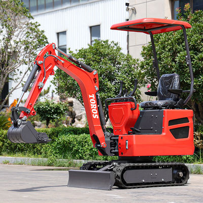 TE-10 Mini Excavator Latest one-ton mini excavator，New mechanical structure，Thickened tracks