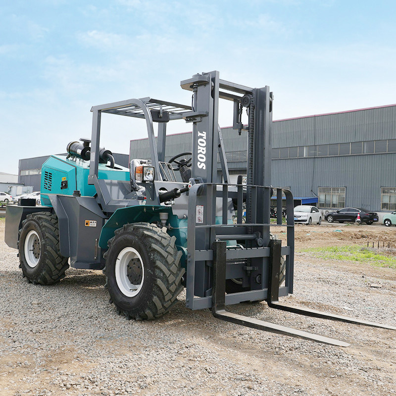 EPA 5 Ton Rough Terrain Forklift 4wd