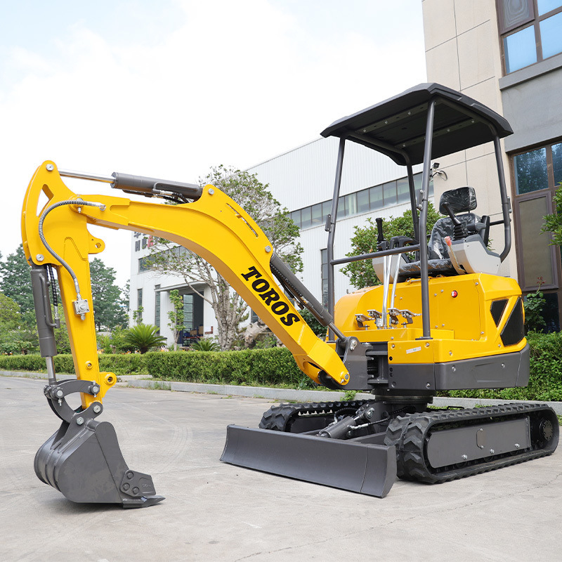 TE-20 Mini Excavator ,  2tons Track Machine with Reinforced Bucket，Suitable for both commercial and home use