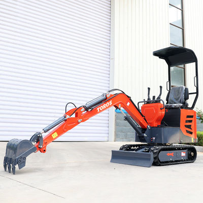 Πολυλειτουργικός εξορυκτής Toros Mini 1 τόνος Micro Digger με κινητήρα Koop