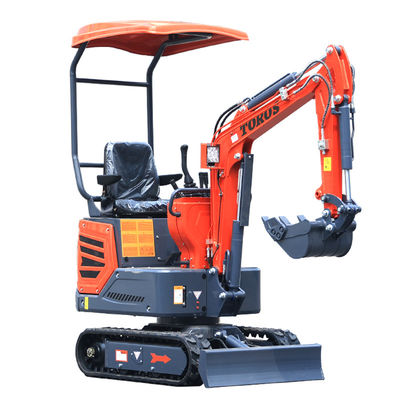 1.2 τόνων κινητήρας ντίζελ Toros Mini Excavator 22MPa Δυνάμωση λειτουργίας