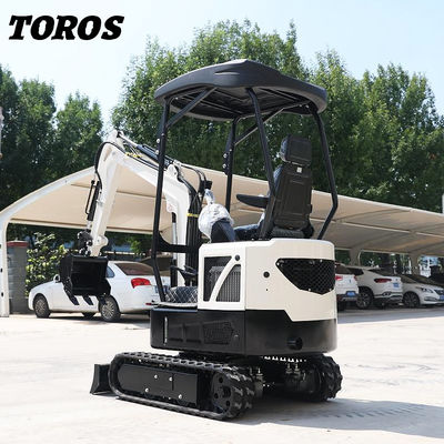 19KW Toros Μίνι Εκσκαφέας Υδραυλικός 1,5 τόνων Μίνι Εκσκαφέας Οικιακή χρήση