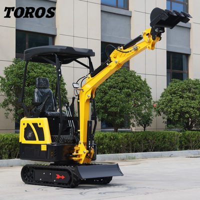 19KW Toros Μίνι Εκσκαφέας Υδραυλικός 1,5 τόνων Μίνι Εκσκαφέας Οικιακή χρήση