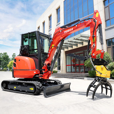 Τόρος 3,5 τόνων Mini Digger Minibagger Συμπληρωματικό εξοπλισμό ανασκαφής