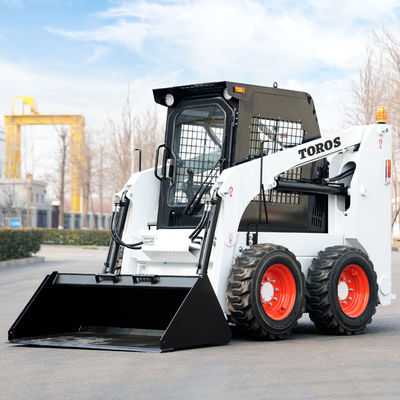 CE 500kg-1200kg Υδραυλικός φορτιστής τροχών Μέτωπο Μικρός αρθρωτής φορτιστής