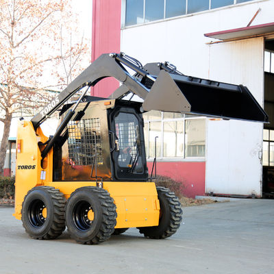 CE 500kg-1200kg Υδραυλικός φορτιστής τροχών Μέτωπο Μικρός αρθρωτής φορτιστής