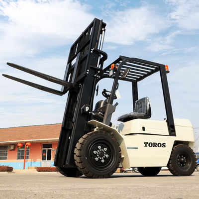 Πορτοκαλί 2,5-3,5t Diesel Powered Forklift προσαρμοσμένο για βαριές εργασίες