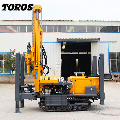 300mm Crawler Mounted Drill Rig Μηχανή γεωτρήσεις νερού εύκολη λειτουργία