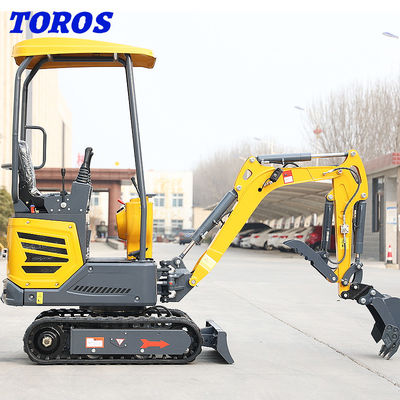 Mini Crawler Excavator 1,2 τόνων εξαιρετικά ευέλικτο πλάτος τροχιάς 180 mm