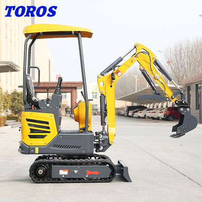 Κινέζικο Κίτρινο 1,2 τόνων Micro Mini Digger Προσαρμογή αποδεκτή