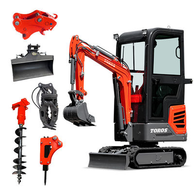 Δυνατή Mini Excavator 1.2 τόνων με πιστοποίηση CE EPA EURO 5