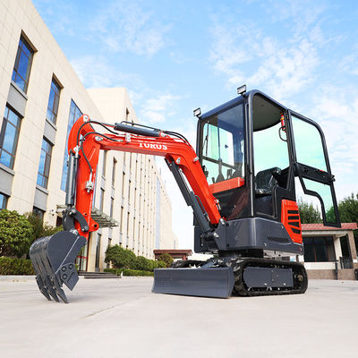 Ρυθμιζόμενη ταχύτητα Mini Crawler Excavator 1.2T για έργα μικρής κλίμακας