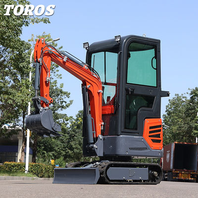 Mini Crawler Excavator 1,2 τόνων εξαιρετικά ευέλικτο πλάτος τροχιάς 180 mm