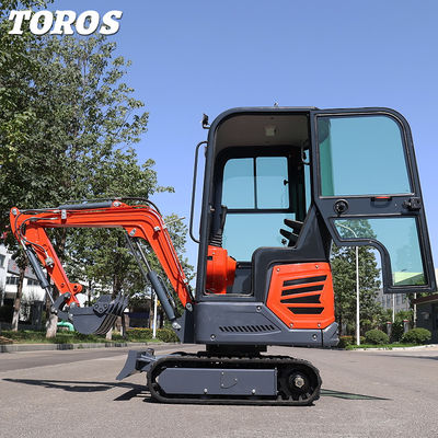 Mini Crawler Excavator 1,2 τόνων εξαιρετικά ευέλικτο πλάτος τροχιάς 180 mm