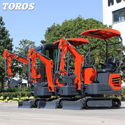Mini Crawler Excavator Roadworks 1200kg Κατασκευή Βιομηχανική Χρήση