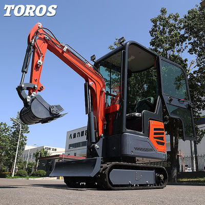 930mm πλάτος πλαισίου 1200kg Mini Crawler Excavator για ελαφριά κατασκευή