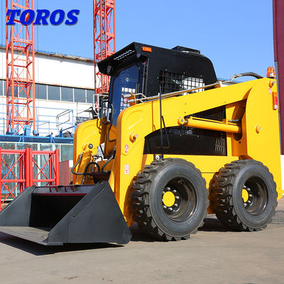 Κλειστό αερισμό κιβωτίου 1000Kg μικρό μπροστινό φορτιστή σκίτ στρέιερ 1 έτος εγγύηση