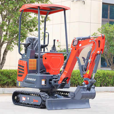 Mini Crawler Excavator Roadworks 1200kg Κατασκευή Βιομηχανική Χρήση