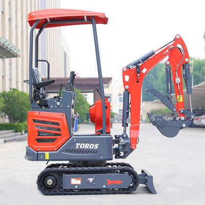 Ρυθμιζόμενη ταχύτητα Mini Crawler Excavator 1.2T για έργα μικρής κλίμακας