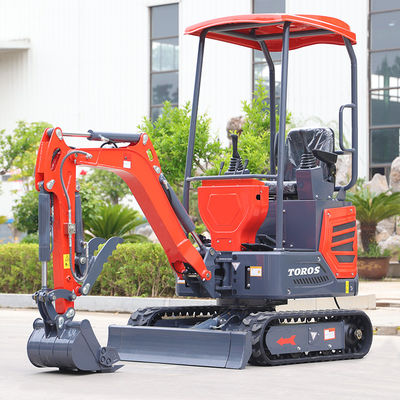 Mini Crawler Excavator 1,2 τόνων εξαιρετικά ευέλικτο πλάτος τροχιάς 180 mm