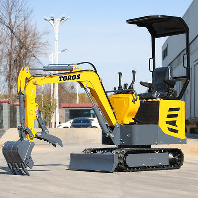 Πολυλειτουργικός εξορυκτής Toros Mini 1 τόνος Micro Digger με κινητήρα Koop