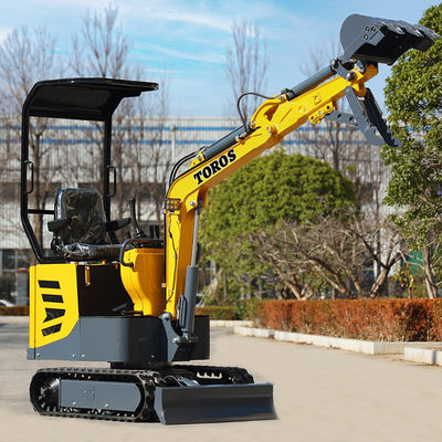 Πολυλειτουργικός εξορυκτής Toros Mini 1 τόνος Micro Digger με κινητήρα Koop