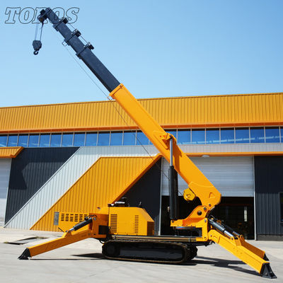 Προσαρμόσιμος Small Spider Crane 3t Mini Crawler Crawler Crane 16,8m Span