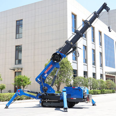 Προσαρμόσιμος Small Spider Crane 3t Mini Crawler Crawler Crane 16,8m Span