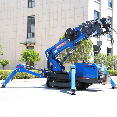 Διάστημα 16.8m TOROS Tracked Spider Crane για τη μηχανική στενού χώρου