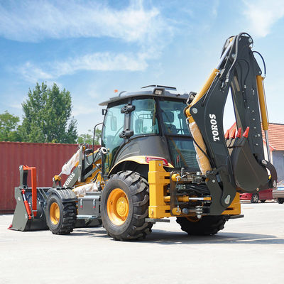 5800/7100mm Max Excaving Backhoe Loader Machine Υψηλή απόδοση
