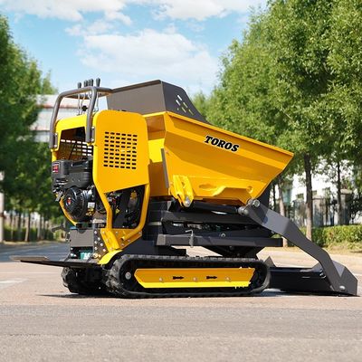 Ταχύτητα πορείας 1,7/3,5 Km/H Mini Crawler Dumper 10hp Δύναμη κινητήρα για τοπίο