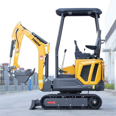 920mm Τροχιακή κεντρική απόσταση Mini Crawler Excavator για κατασκευαστικά έργα