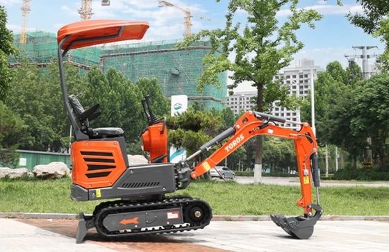 Μίνι εκσκαφέας 1200kg βάρος λειτουργίας, κινητήρας Kubota