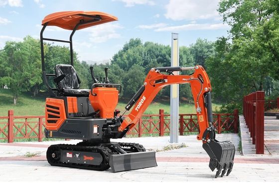 Μίνι εκσκαφέας 1200kg βάρος λειτουργίας, κινητήρας Kubota