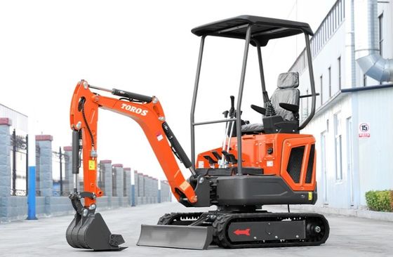Μίνι εκσκαφέας 1600kg λειτουργικό βάρος, κινητήρας Kubota