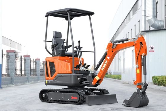 Μίνι εκσκαφέας 1600kg λειτουργικό βάρος, κινητήρας Kubota