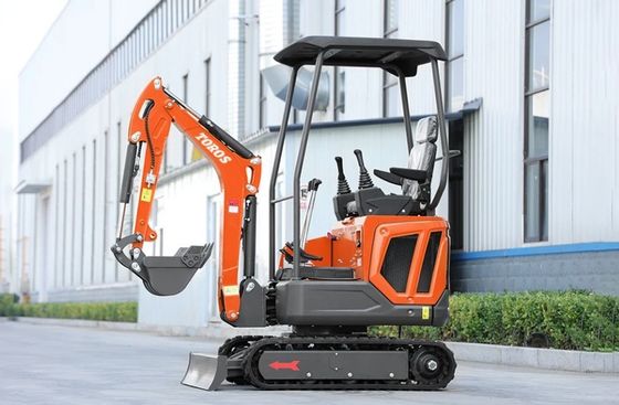 Μίνι εκσκαφέας 1600kg λειτουργικό βάρος, κινητήρας Kubota