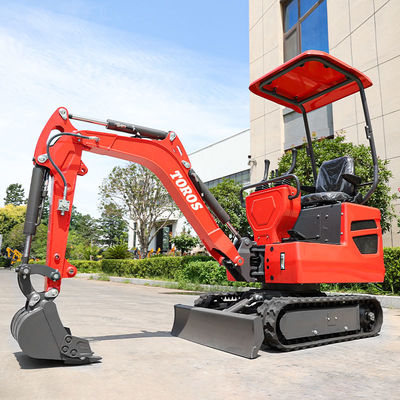 Latest one-ton mini excavator，New mechanical structure，Thickened tracks