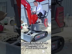 1200kg Κλειστή καμπίνα Diesel Compact Mini Digger 30° Μέγιστη διαβάθμιση
